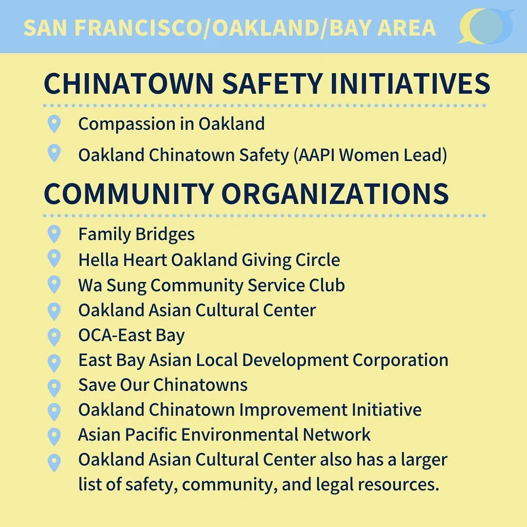 Photo shared by Xīn Shēng | 心声 Project on February 11, 2021 tagging @oaklandasiancc, @aapiwomenlead, @ocaeastbay, @cutfruitcollective, and @compassioninoakland.
